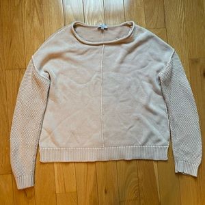 Rails knit pink scoop neck sweater
